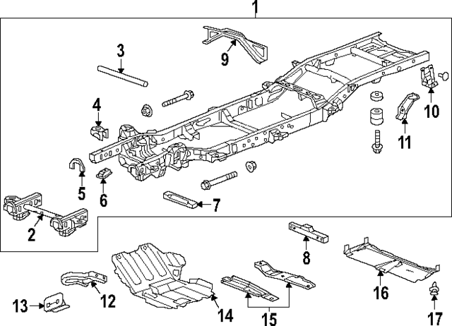87850782 - Body: Frame Assembly for GM Image