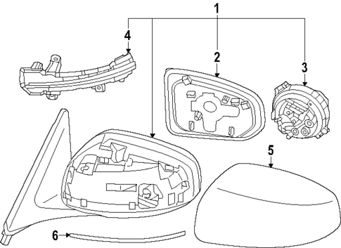 Outside Mirrors for 2023 Nissan Z #0