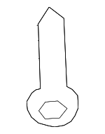 986124 - Body: Valance Panel Screw for Volvo: S40, S60, S60 Cross Country, S80, V40, V60, V60 Cross Country, XC60 Image