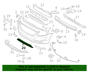 Lower Grille 31323774 | OEM Parts Online