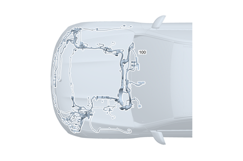 Engine Cable Harness, Body Mounted for 2025 Mercedes-Benz GLB35 AMG #0