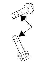 C2Z1459 - Steering: Mount Bracket Bolt for Jaguar Image