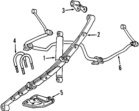 Rear Suspension for 2000 Dodge Durango #1