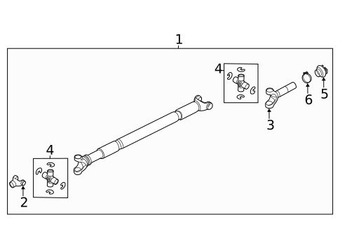 Drive Shaft for 2020 Ford Explorer #1