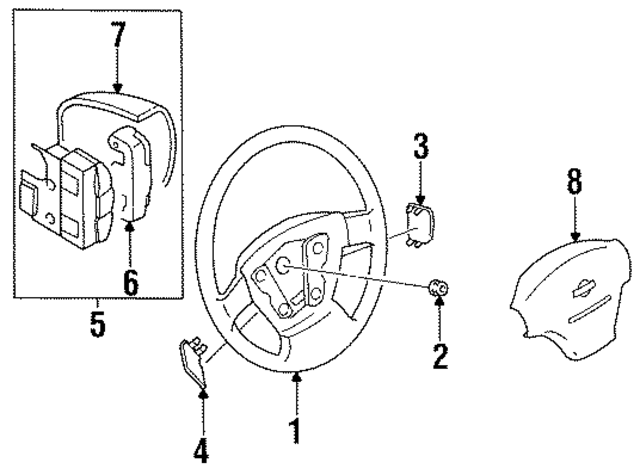 4843072F16 - : Steering Wheel for Nissan Image