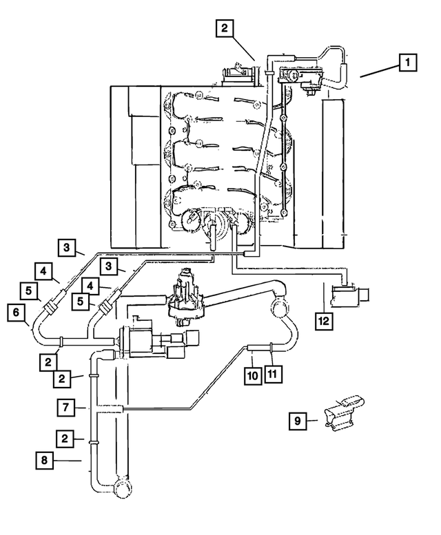5097187AA - Emission Systems: Hose for Mopar Image