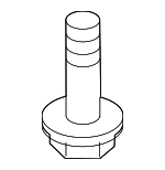 90119A0273 - Exhaust: Heat Shield Bolt for Toyota: Avalon, Camry, Crown, Crown Signia, Grand Highlander, Highlander, RAV4, RAV4 Prime, Sienna, Venza Image