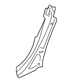 8W0809263 - Body: Lower Reinforced for Audi: A4, A4 allroad, A4 Quattro, S4 Image