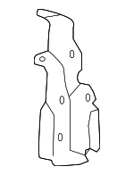 8W5809306 - Body: Rear Support for Audi: A4, A4 Quattro, S4 Image