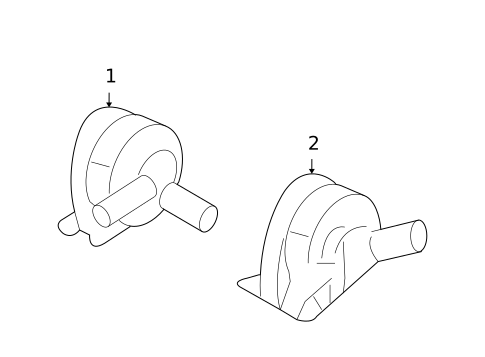 Horn for 2013 Acura MDX #0
