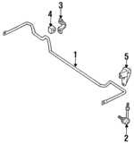 5623069Y00 - Suspension: Stabilizer Bar for Nissan Image