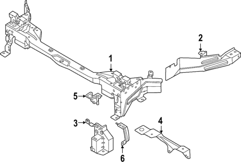 Radiator Support for 2026 Volvo EC40 #0