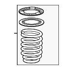 T4A44415 - : Coil Spring for Jaguar Image