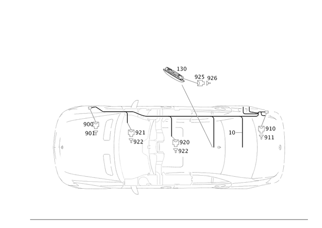 2214402837 - Electrical System: Electrical Wiring Harness for Mercedes-Benz Image image