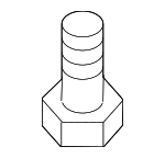 5925A82Z20 - Body: Splash Shield Bolt for Suzuki Image