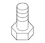 6556950Z00 - Body: Splash Shield Bolt for Suzuki Image