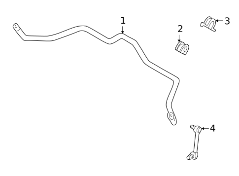Stabilizer Bar & Components for 1999 Mazda 626 #0