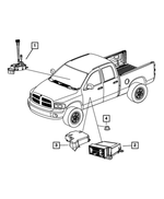 56043713AD - Restraints: Occupant Restraint Module for Dodge: Ram 3500 Image