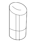 9065153 - Body: Lock Knob Bezel for GM Image image