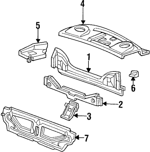 Rear Body for 1993 Mercury Grand Marquis #0