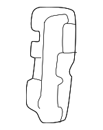 451860E050C0 - Steering: Steering Wheel Hole Cover for Toyota Image