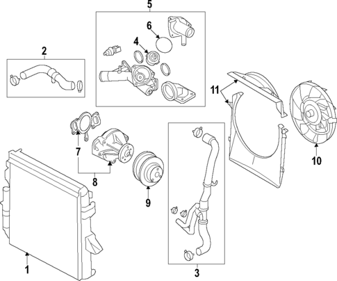 Water Pump for 2008 Land Rover Range Rover Sport #1