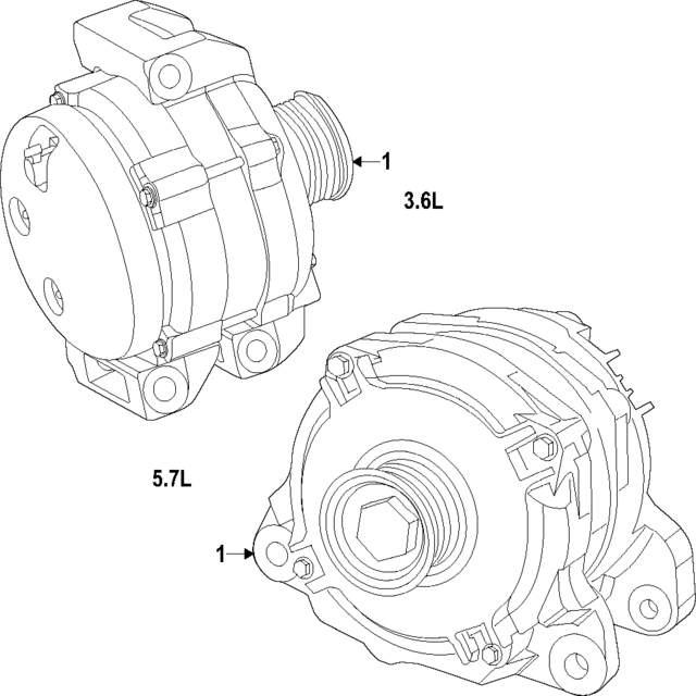 R6029649AB - Electrical: Alternator for Mopar Image