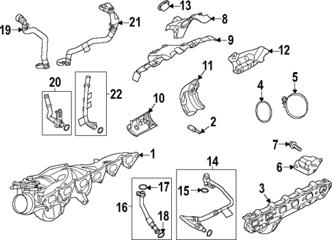 Exhaust Manifold for 2023 Land Rover Range Rover Sport #0