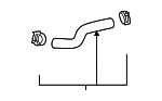 25425E6000 - Cooling System: Lower Hose for Kia: Optima Image
