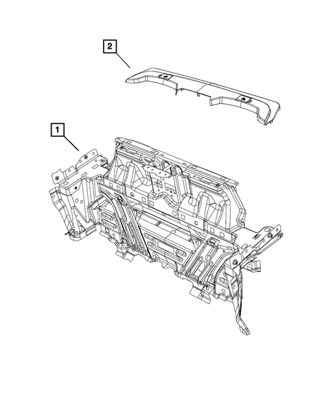 Shelf Panel for 2013 Chrysler 200 #1