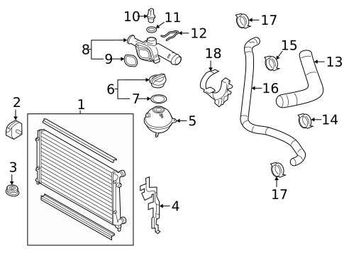 Radiator & Components for 2025 Volkswagen Taos #12