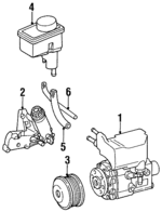 1404664501 - Steering: Power Steering Pump for Mercedes-Benz Image