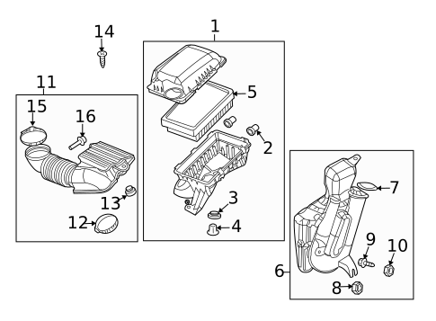 Air Intake for 2007 Saturn Ion #0