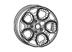 4755592AA - : Wheel, Alloy for Jeep: Gladiator, Wrangler Image