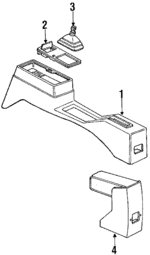 10034749 - Body: Console for Buick: Skyhawk | Chevrolet: Cavalier | Oldsmobile: Firenza | Pontiac: Sunbird Image