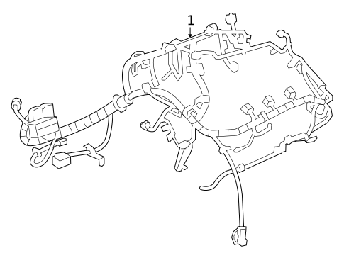 Wiring Harness for 2012 Cadillac SRX #0