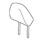 64061SJ021QA - : 2019-2024 Subaru Forester - Headrest for Subaru: Forester Image
