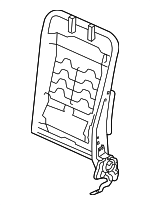 64110SJ131 - Body: Seat Back Frame for Subaru: Forester Image