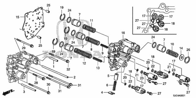 AT Accumulator Body (2) for 2011 Honda Ridgeline #0