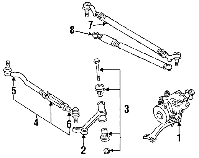 1404605601 - Steering: Gear for Mercedes-Benz Image