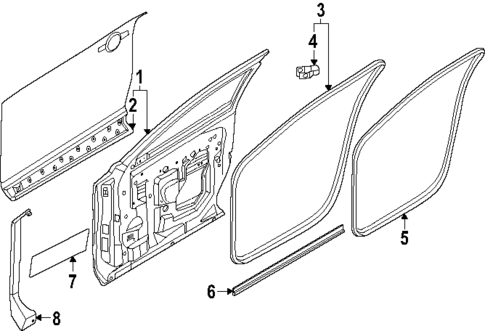 Door & Components for 2023 Nissan ARIYA #0