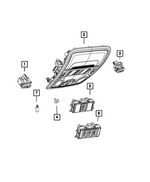 68627432AA - : Console Switch for Mopar Image