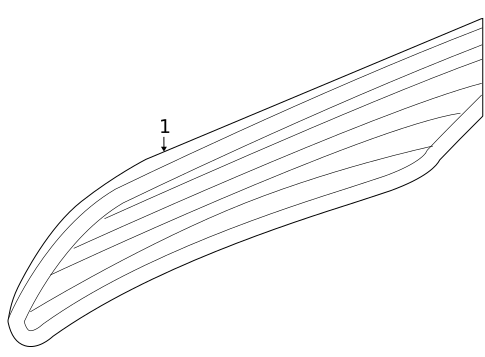 Glass - Lift Gate for 2009 Volkswagen Passat #0