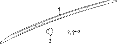 Exterior Trim - Roof for 2024 Chevrolet Equinox EV #1