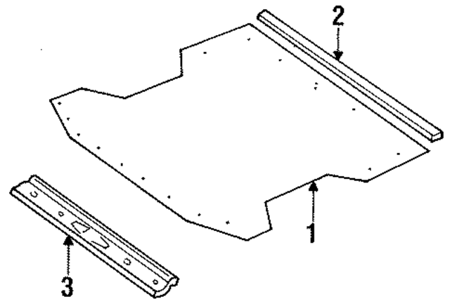 8498230R00 - : Rear Compartment for Nissan Image