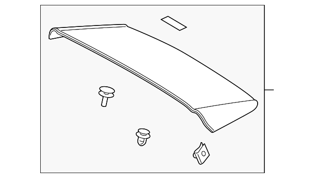 リヤスポイラのみ 76085-42902-G2 RAV4/VANGUARD用 トヨタ純正部品 リヤスポイラのみ 76085-42902-G2 RAV4⁄VANGUARD用 トヨタ純正部品