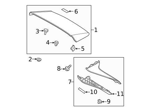 Spoiler for 2022 Toyota RAV4 #1
