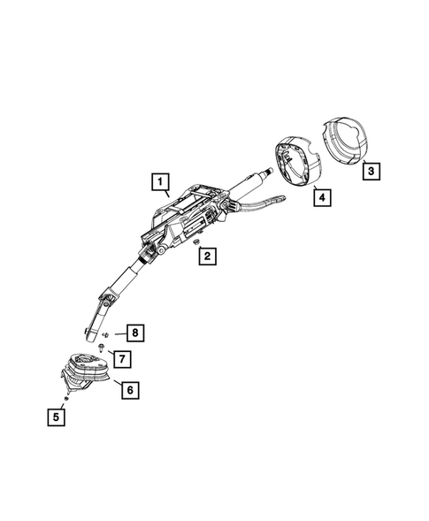 Steering Column and Intermediate Shaft for 2018 Chrysler Pacifica #0