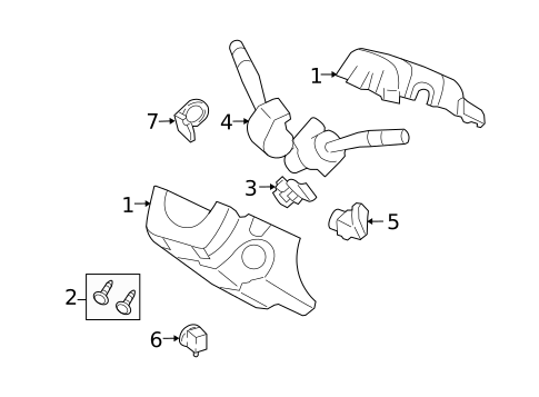 Ignition Lock for 2008 Mercury Mariner #0