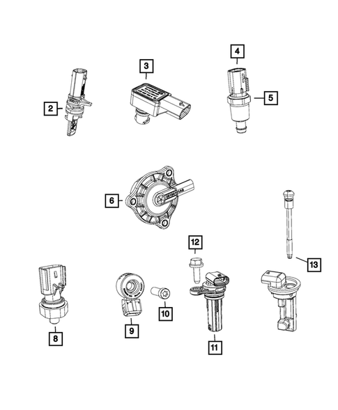 Sensors for 2017 Ram ProMaster 1500 #5